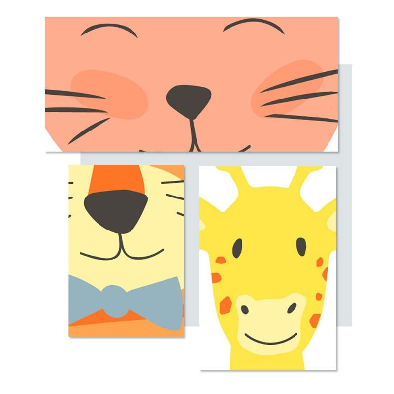Friendly Faces - Canvas Wall Art Painting