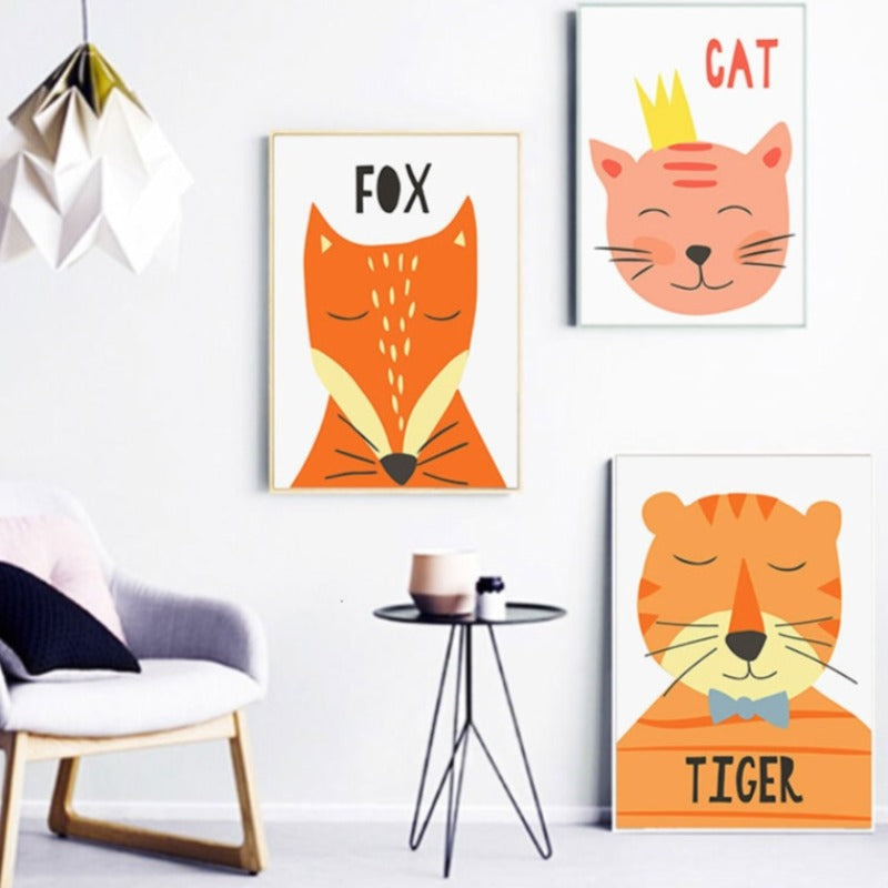 Friendly Faces - Canvas Wall Art Painting