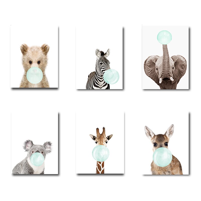 Lovely Nursery Wall Art - Canvas Wall Art Painting