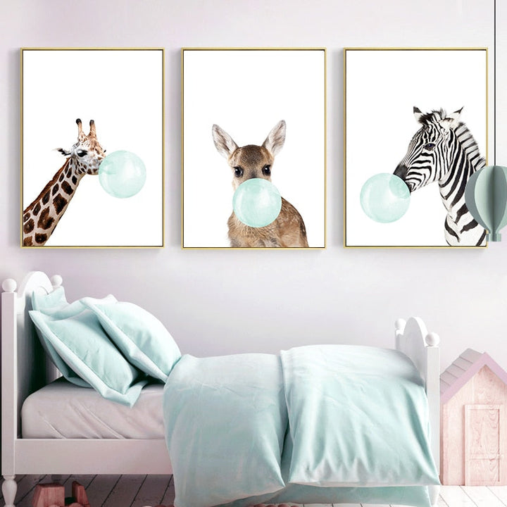 Lovely Nursery Wall Art - Canvas Wall Art Painting