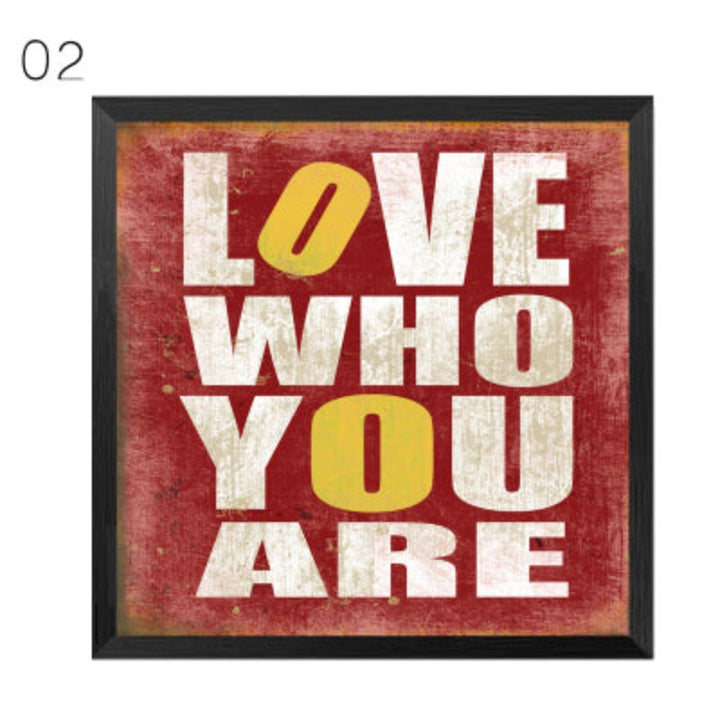 Vintage Inspiring Quotes - Canvas Wall Art Painting