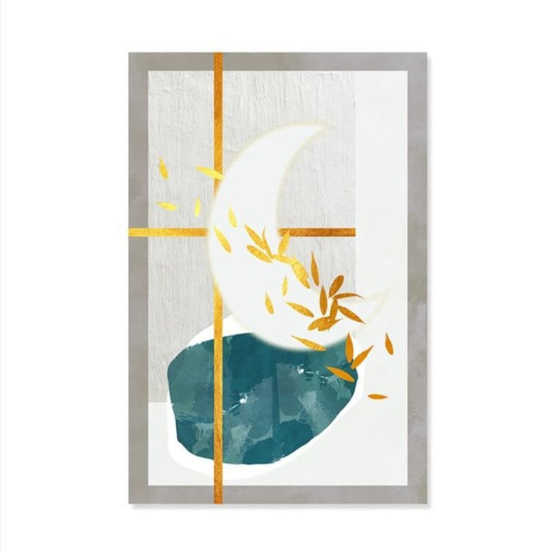 Geometric Colorful Designs - Canvas Wall Art Painting