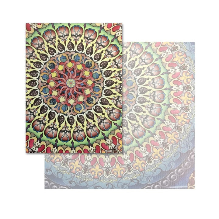 Mandala Ornament Thangka Yoga - Canvas Wall Art Painting