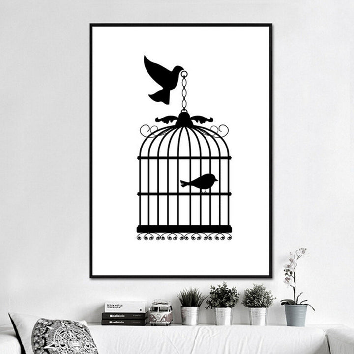Love Heart Wine Prints Kitchen Posters - Canvas Wall Art Painting