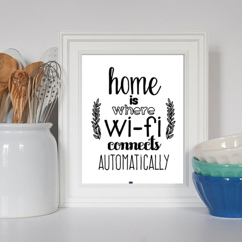 Home Quotes Minimalist Nordic  - Canvas Wall Art Painting