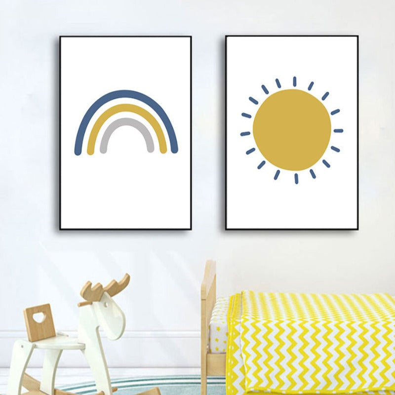 Sunny Rainbow - Canvas Wall Art Painting