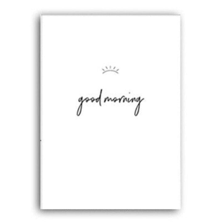 Good Morning And Good Night Eyes - Canvas Wall Art Painting