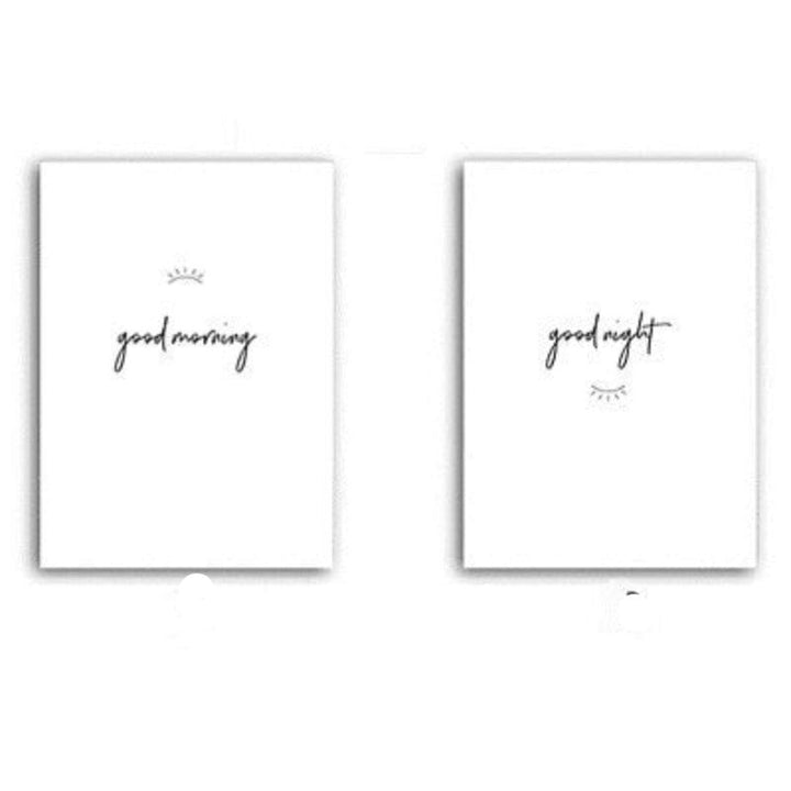 Good Morning And Good Night Eyes - Canvas Wall Art Painting