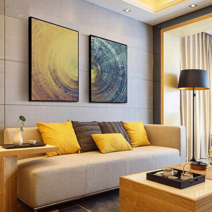 Deep Circles - Canvas Wall Art Paintings