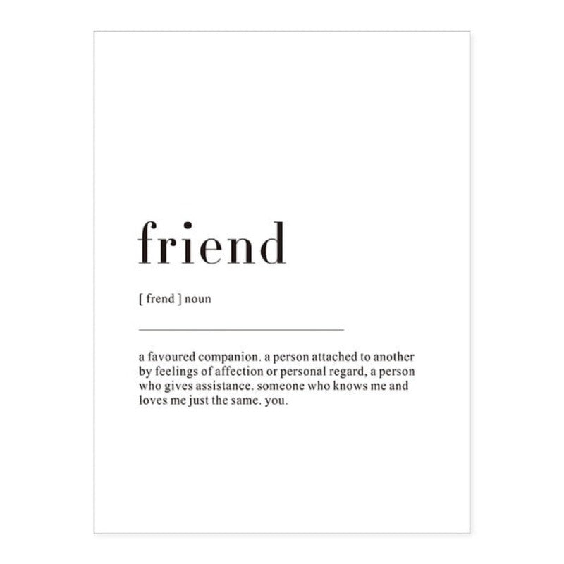 Minimalist Dream Life Definition Quotes - Canvas Wall Art Painting
