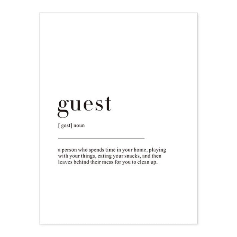 Minimalist Dream Life Definition Quotes - Canvas Wall Art Painting