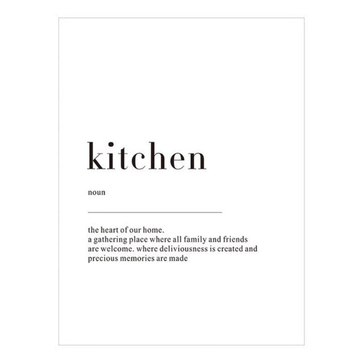 Minimalist Dream Life Definition Quotes - Canvas Wall Art Painting