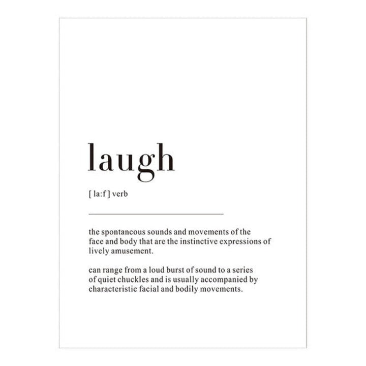 Minimalist Dream Life Definition Quotes - Canvas Wall Art Painting