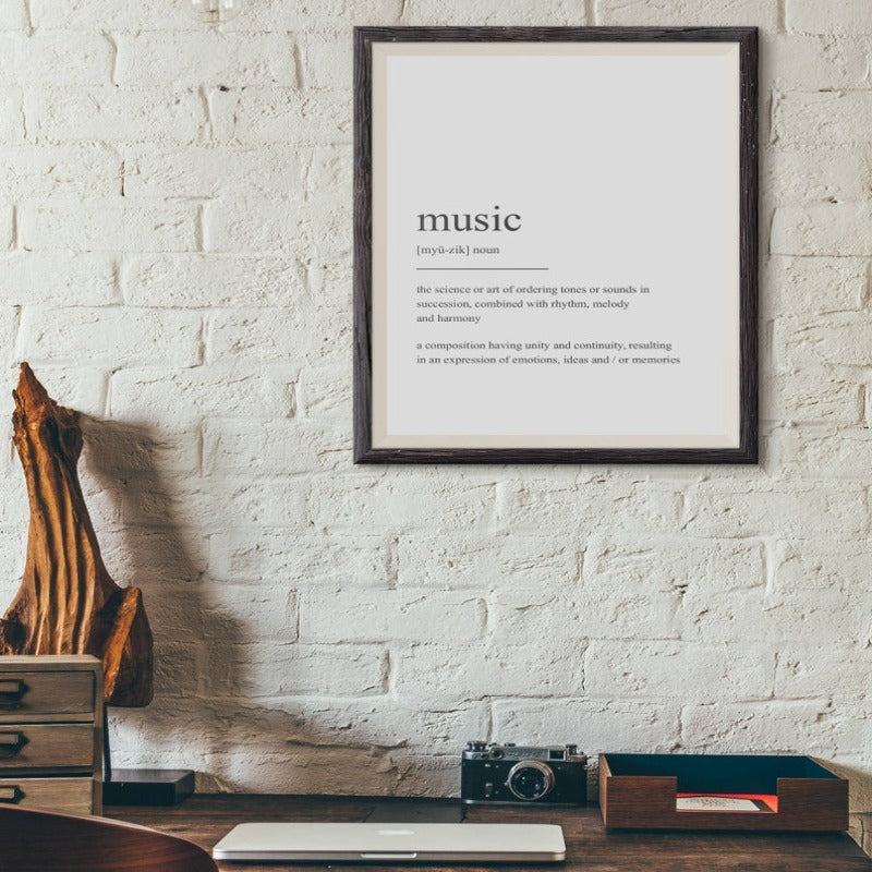 Minimalist Dream Life Definition Quotes - Canvas Wall Art Painting