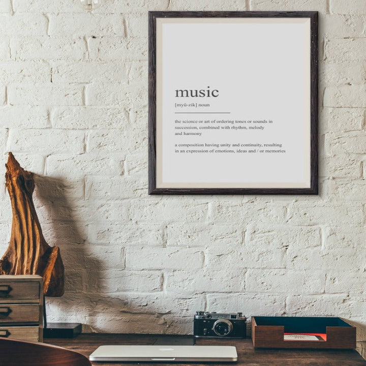 Minimalist Dream Life Definition Quotes - Canvas Wall Art Painting