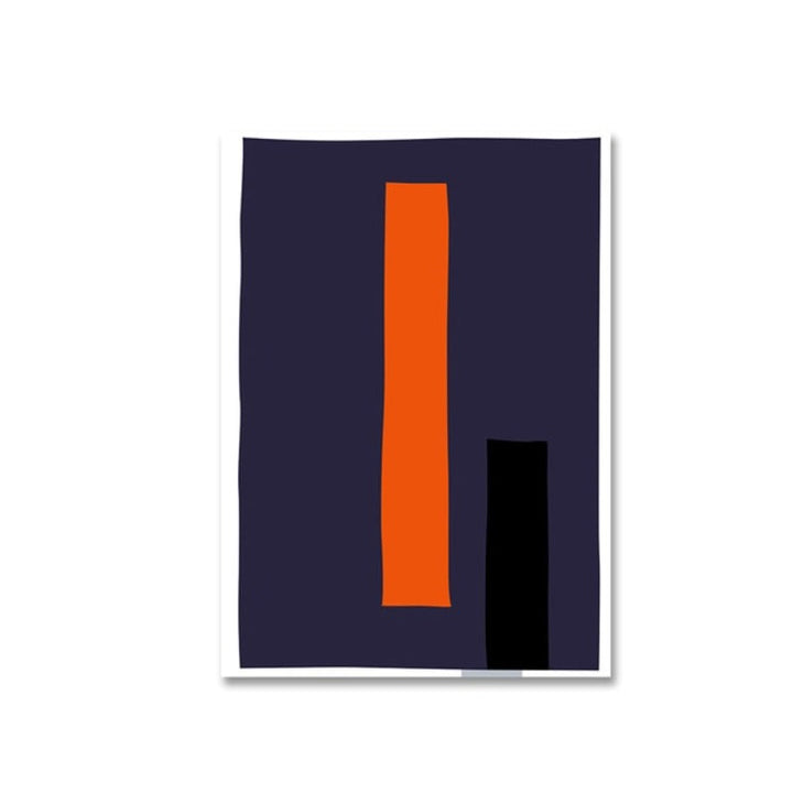 Geometric Colorful Prints Poster Nordic - Canvas Wall Art Painting