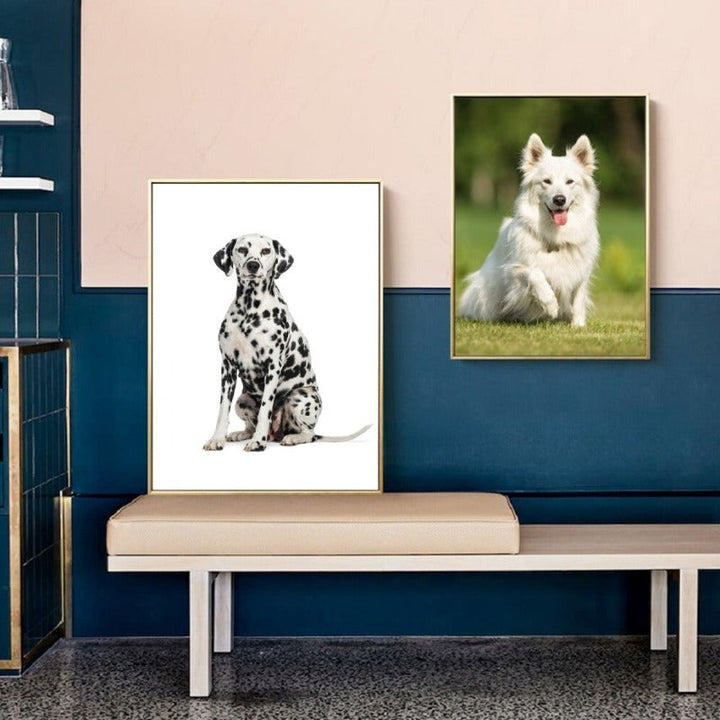 Lovely Modern Pet Dog - Canvas Wall Art Painting