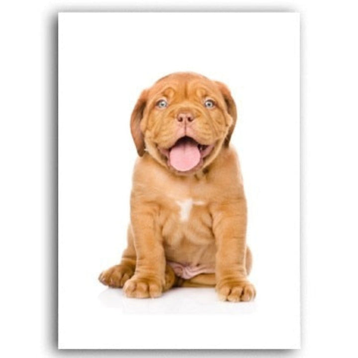 Lovely Modern Pet Dog - Canvas Wall Art Painting