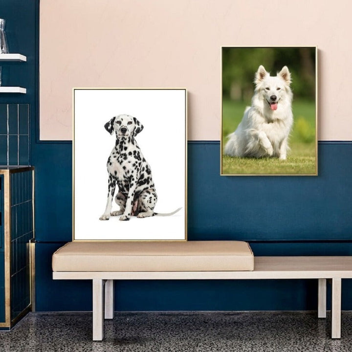 Lovely Modern Pet Dog - Canvas Wall Art Painting