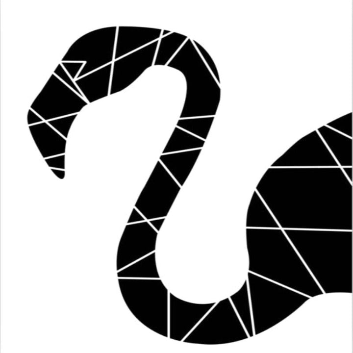 Geometric In Black - Canvas Wall Art Painting