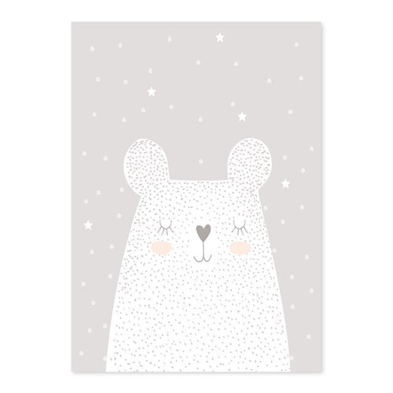 Dreaming Bunny - Canvas Wall Art Painting
