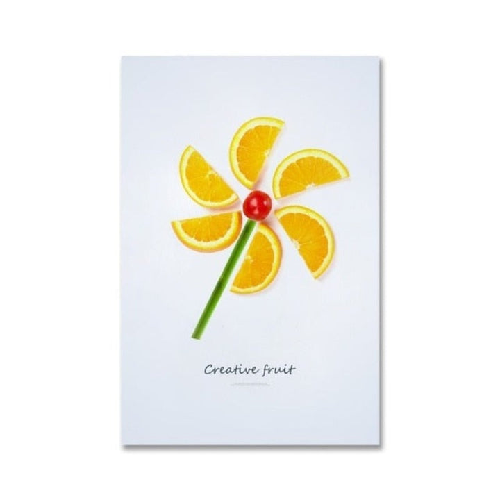 Dancing Cool Fruits - Canvas Wall Art Painting