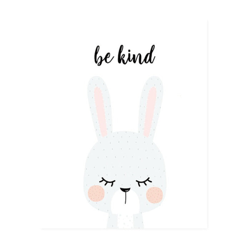 Sweet Wondland Animals - Canvas Wall Art Painting