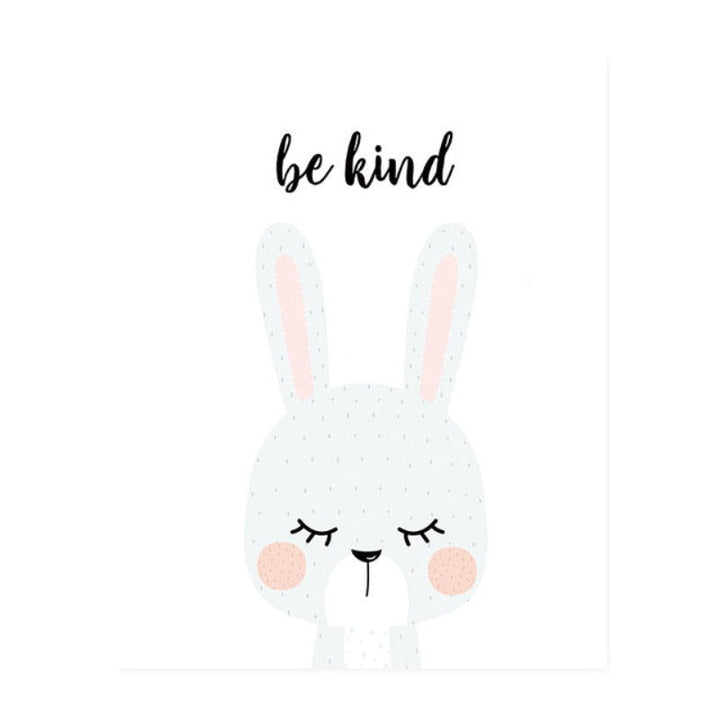 Sweet Wondland Animals - Canvas Wall Art Painting