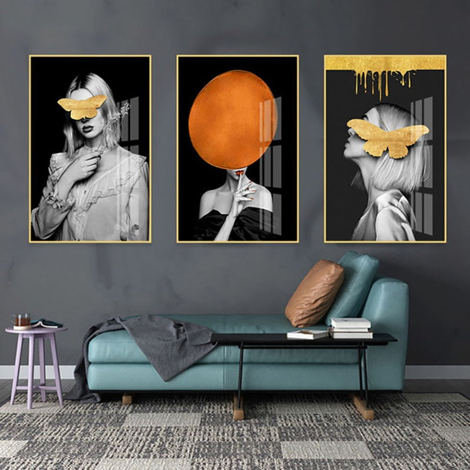 Fashion Woman - Canvas Wall Art Painting