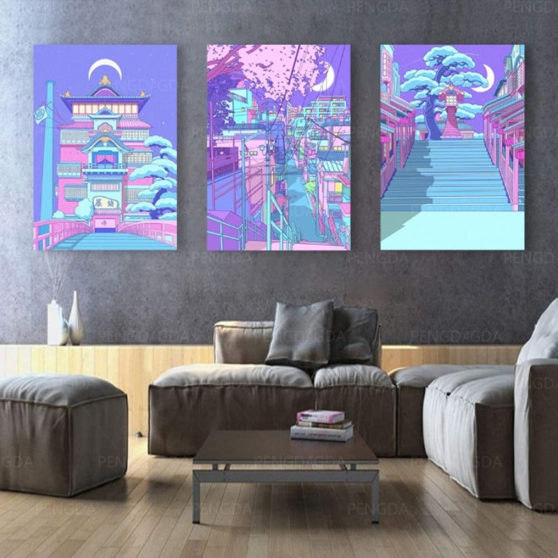 Japanese Royal House - Canvas Wall Art Painting