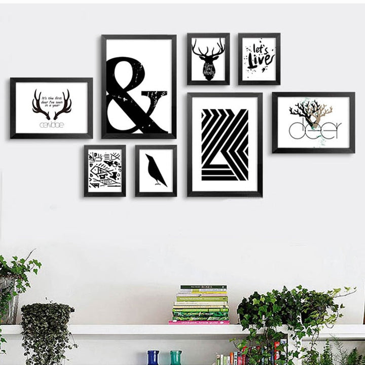 Let's Live Deer - Canvas Wall Art Painting