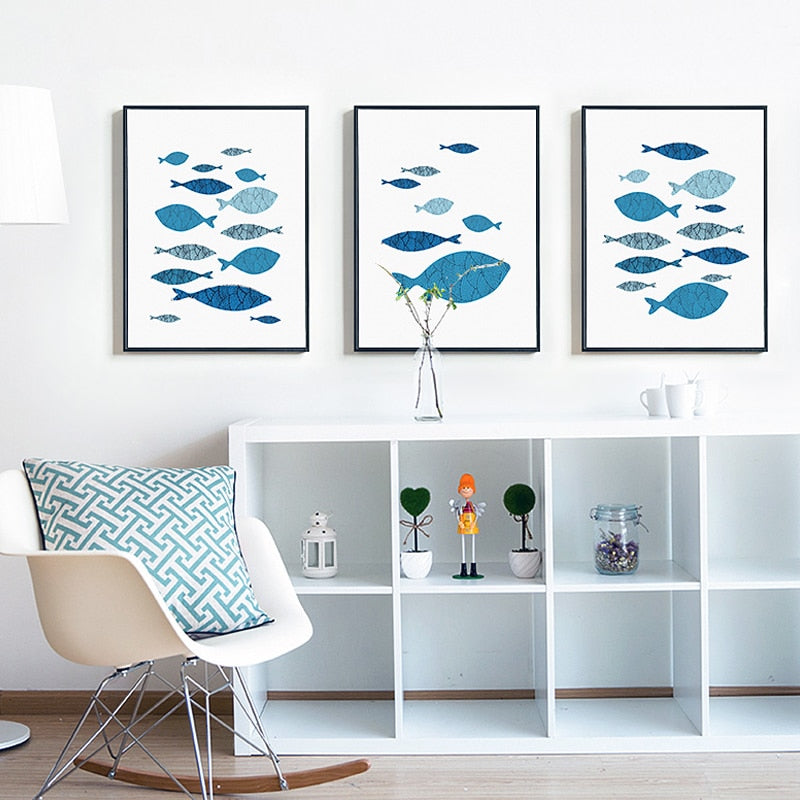 Fish-Canvas Wall Art Painting