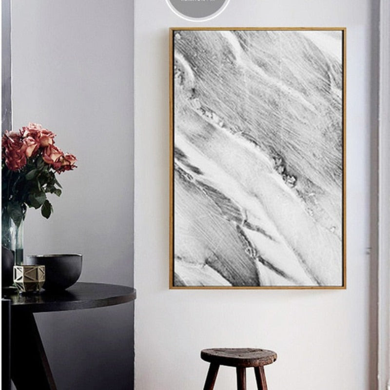 Grey Marble - Canvas Wall Art Painting