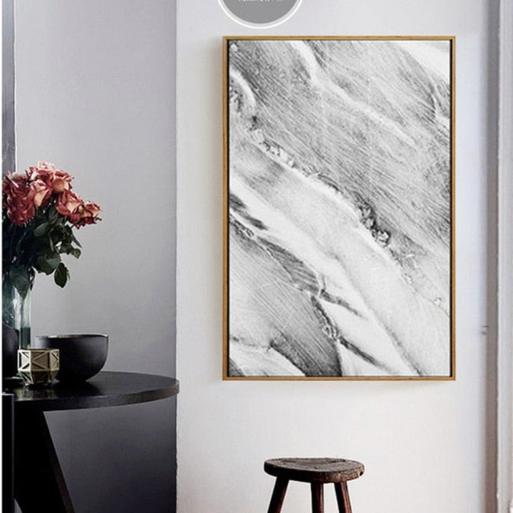 Grey Marble - Canvas Wall Art Painting