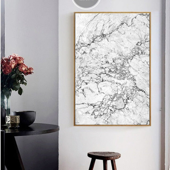 Grey Marble - Canvas Wall Art Painting