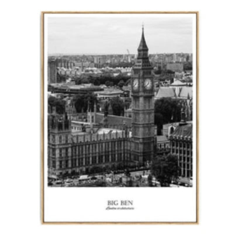 London Map Landscape - Canvas Wall Art Painting