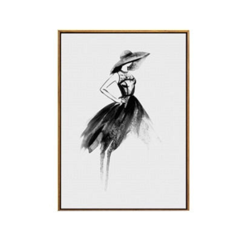 Girls Clothing Poster - Canvas Wall Art Painting