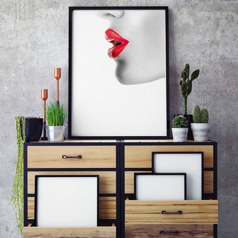 Makeup Lipstick  - Canvas Wall Art Painting