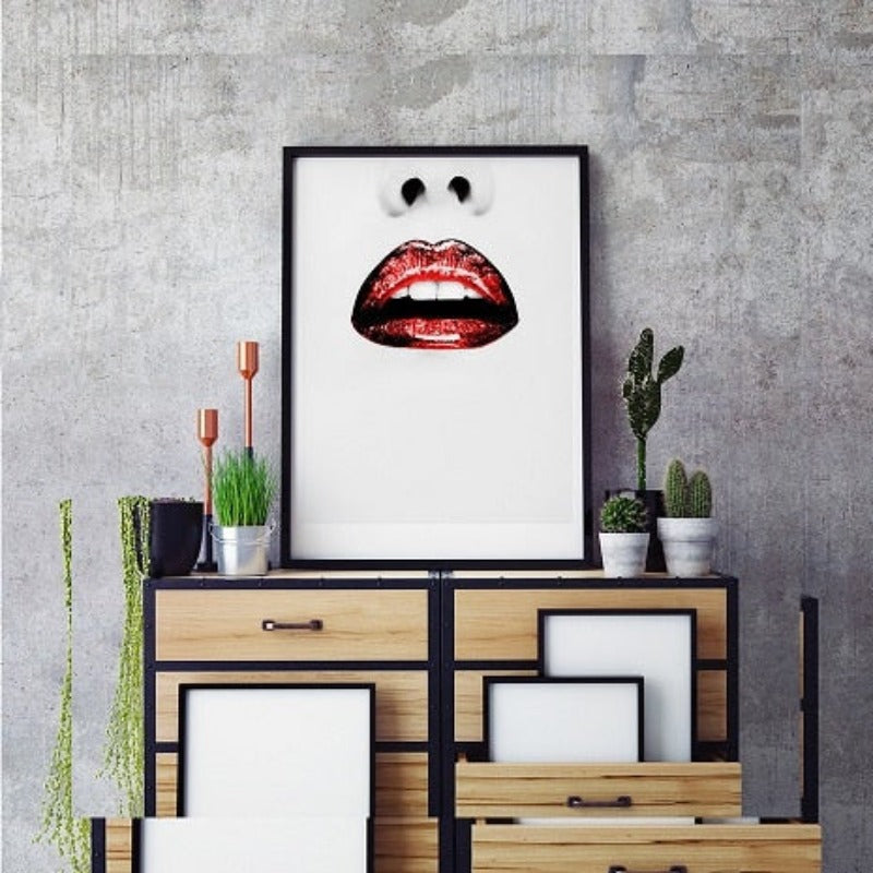 Makeup Lipstick  - Canvas Wall Art Painting