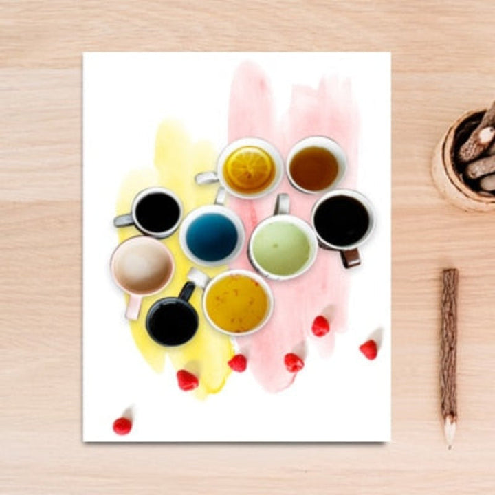 Inspirational Life Quotes Fruit Tea - Canvas Wall Art Painting