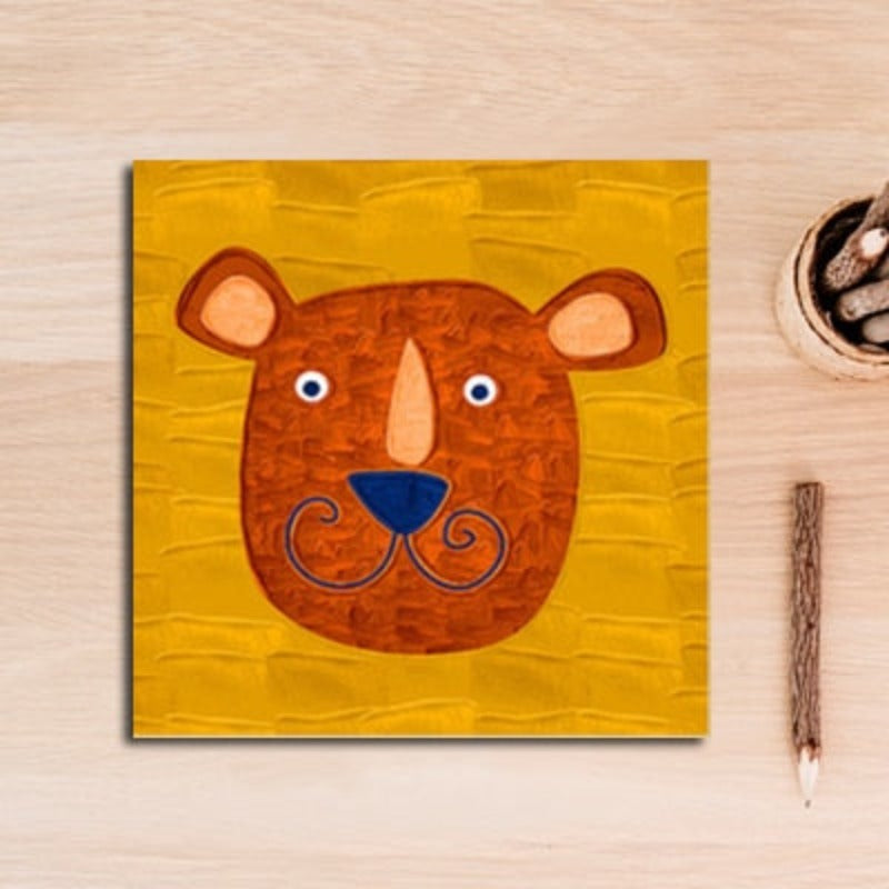 Cartoon Animals Nursery - Canvas Wall Art Painting