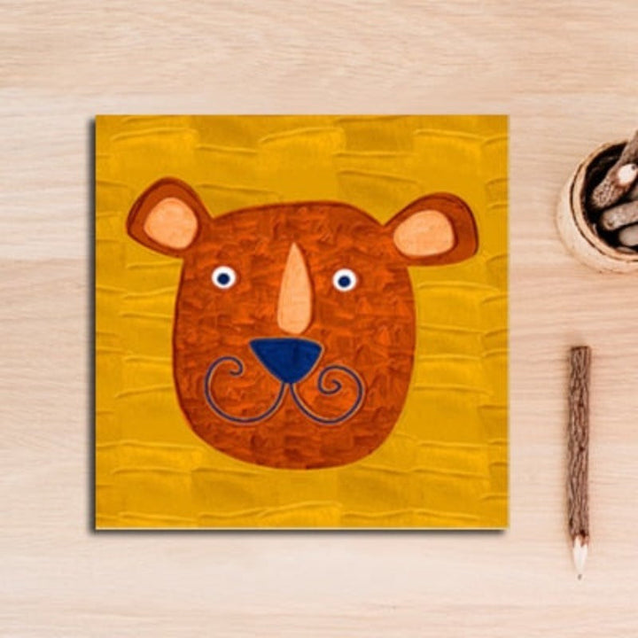 Cartoon Animals Nursery - Canvas Wall Art Painting