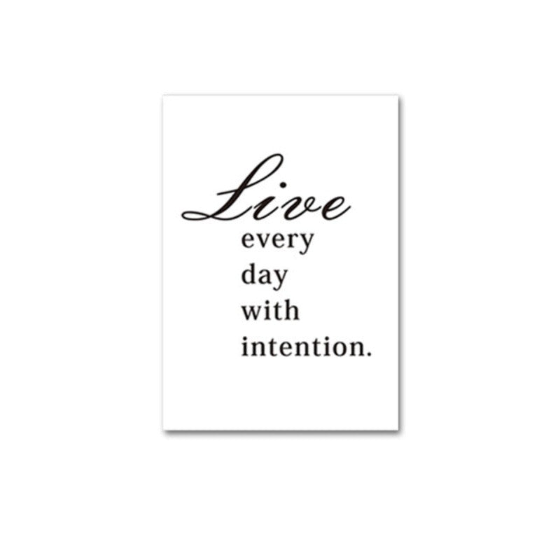 Minimalist Enjoy Little Things Life Quote Live Letters Wall Art Prints