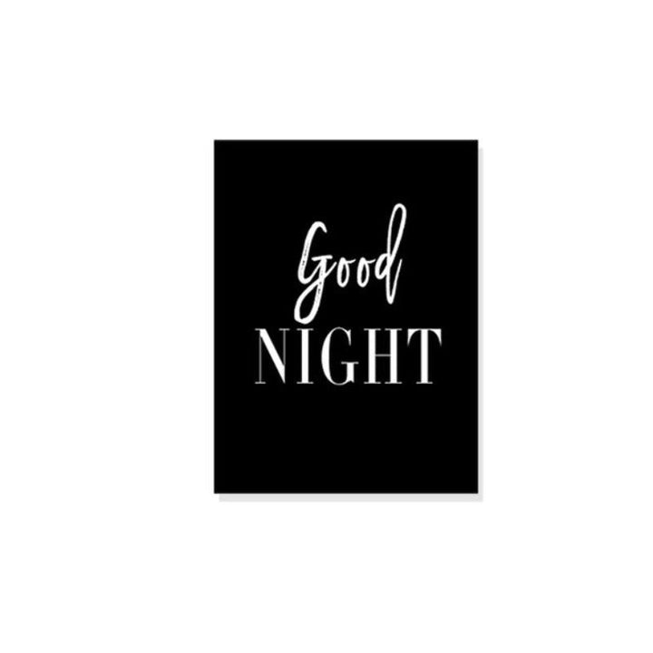 Good Morning Good Night - Canvas Wall Art Painting