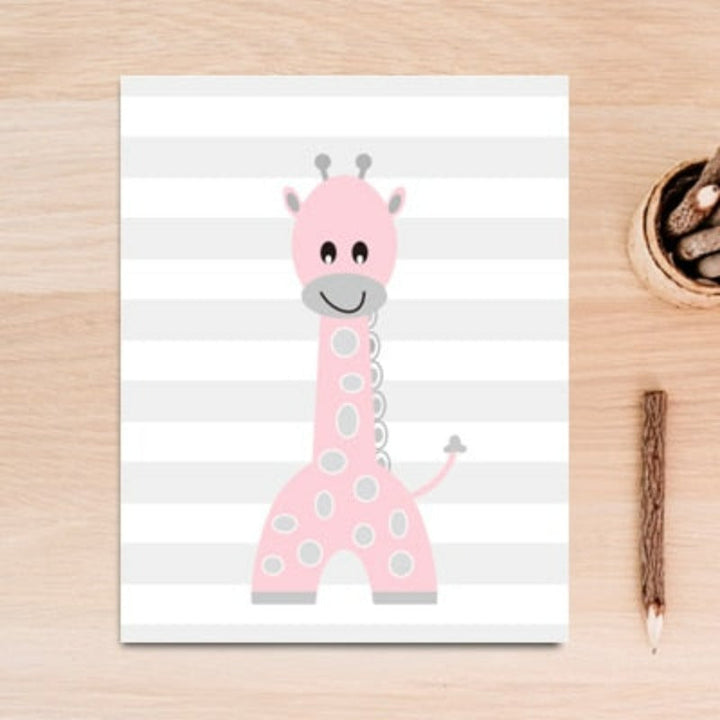 Cute Cartoon Animals - Canvas Wall Art Painting