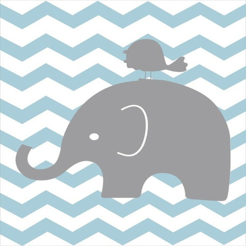 Sweet Elephants - Canvas Wall Art Painting