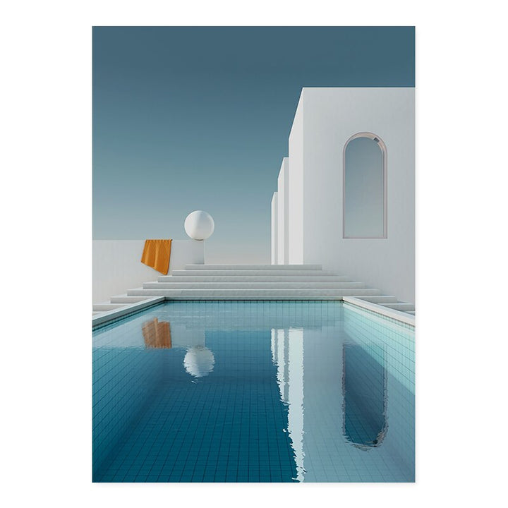 Still Life Modern Building  - Canvas Wall Art Print