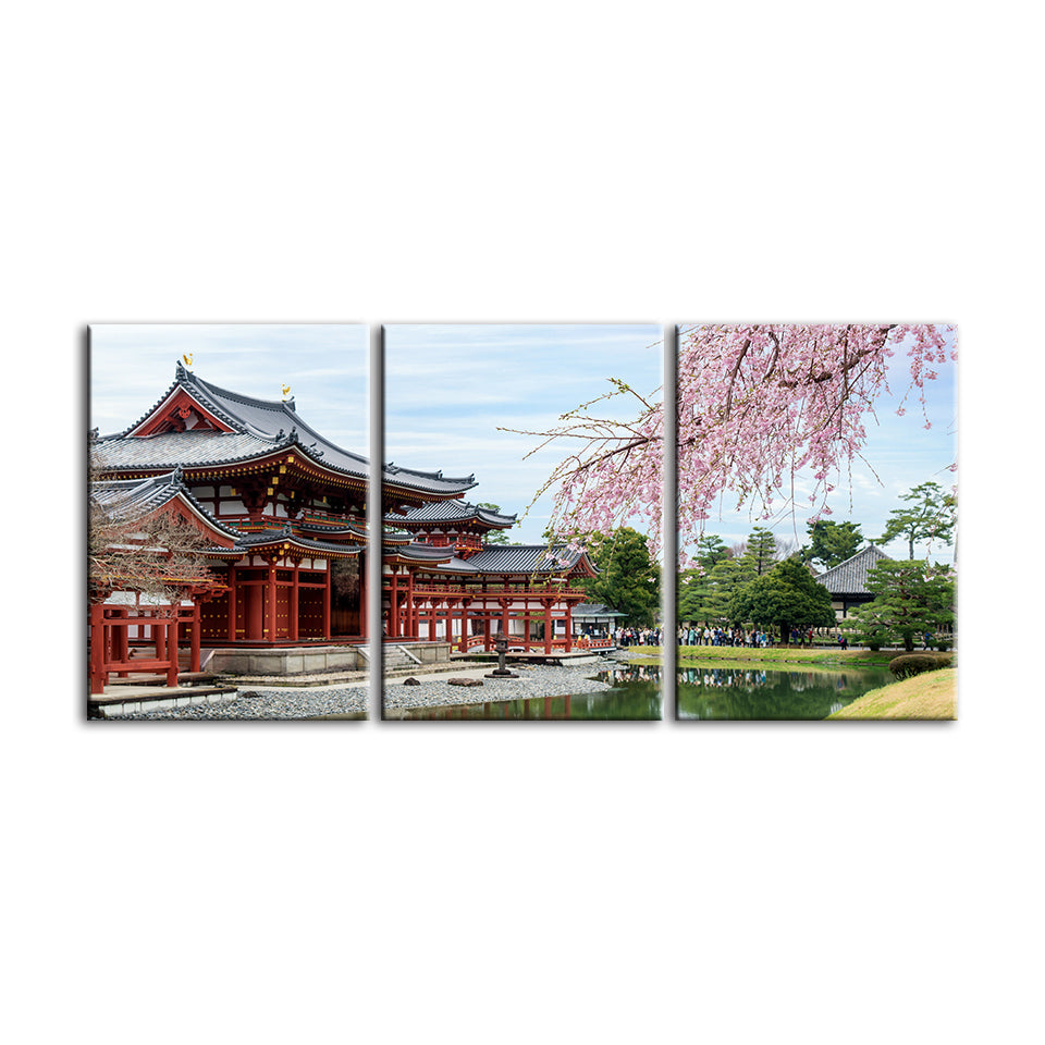 Temple Park 3 Piece - Canvas Wall Art Painting